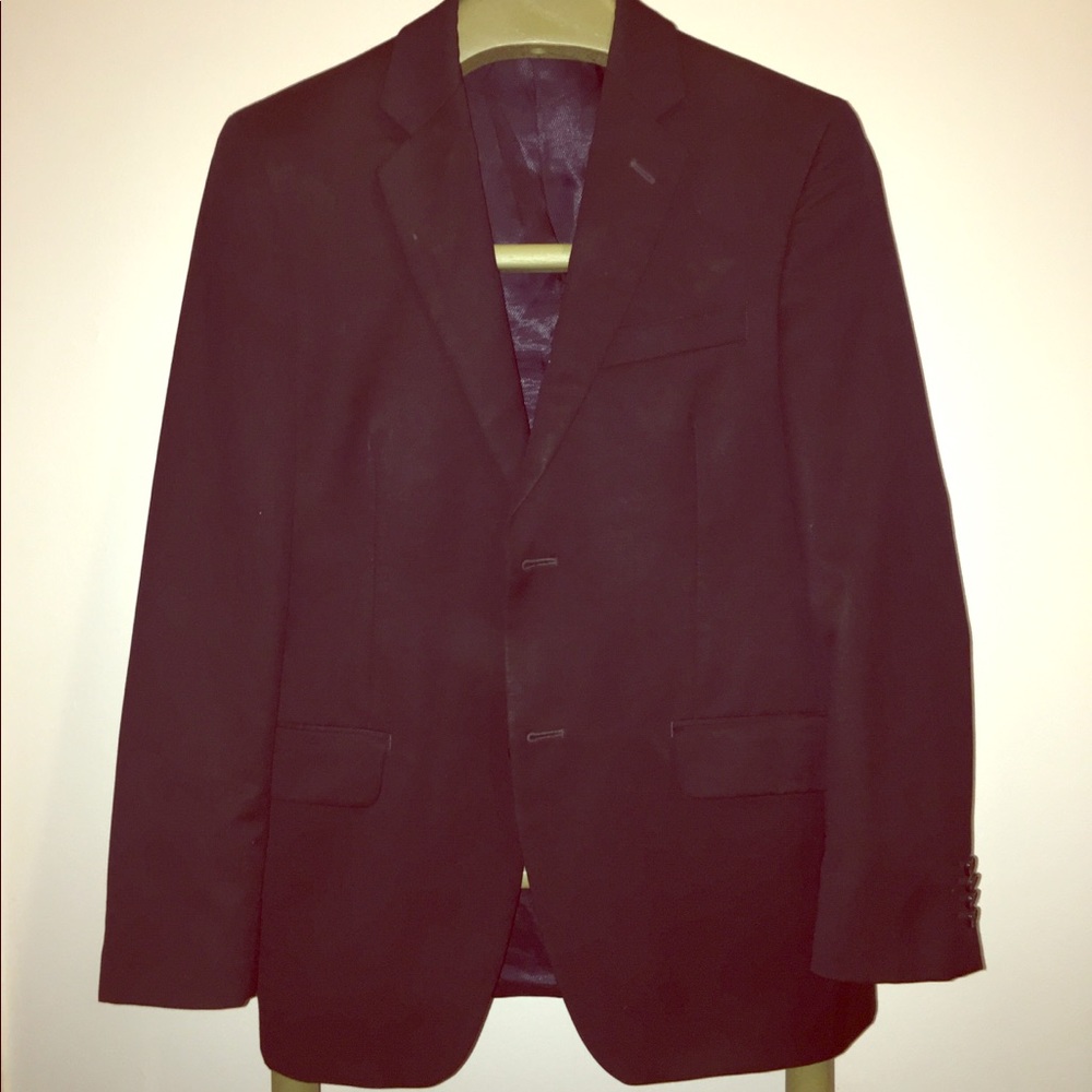 Alfani Navy Wool Blazer
